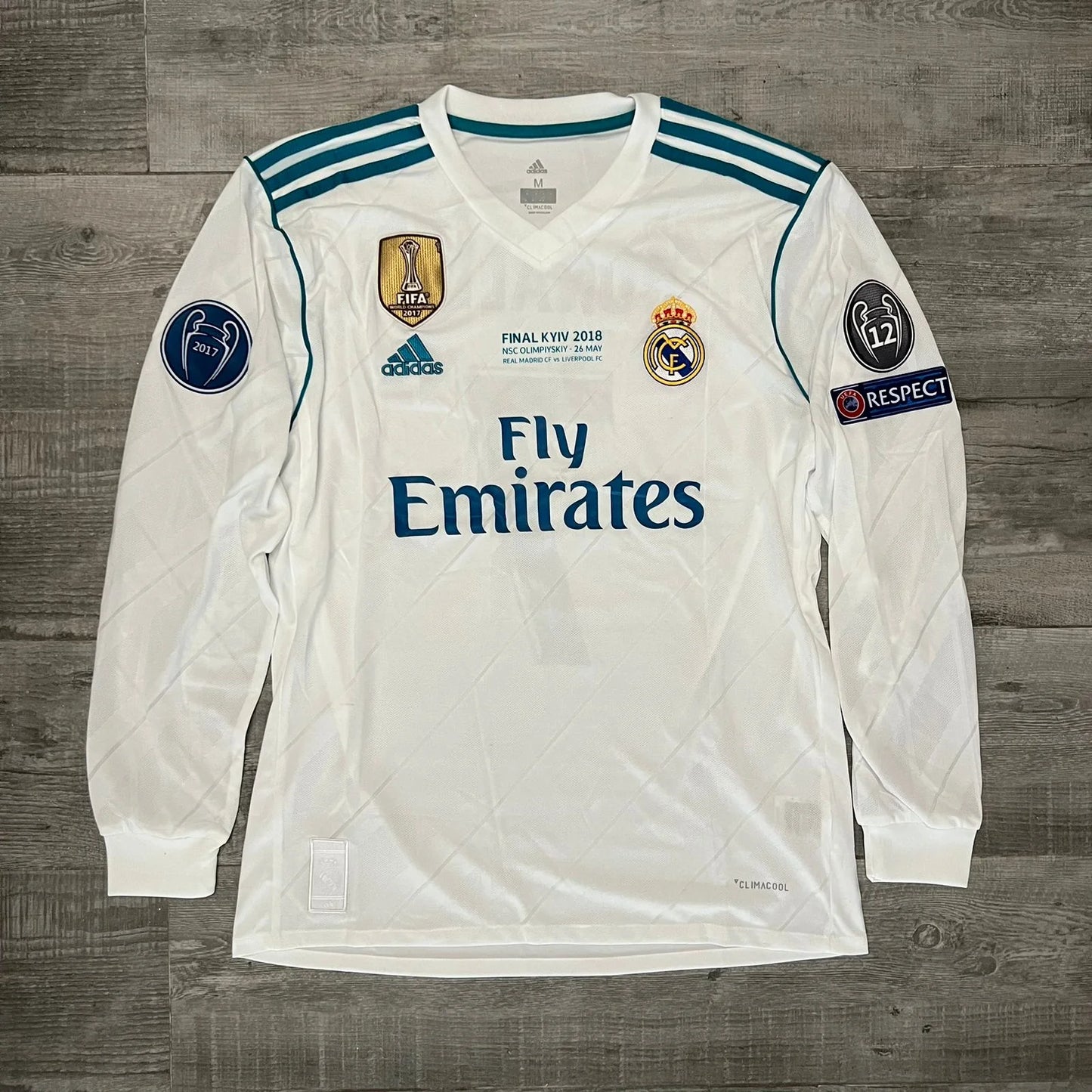 2017-18 - REAL MADRID HOME LONG SLEEVE | RETRO