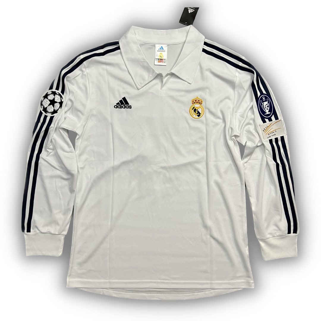 2001-02 - REAL MADRID <tc>LOCAL</tc> MANGA LARGA | RETRO