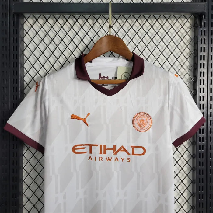 DZIECI - 2023-24 - MANCHESTER CITY WYJAZD | BLUZA + KRÓTKA