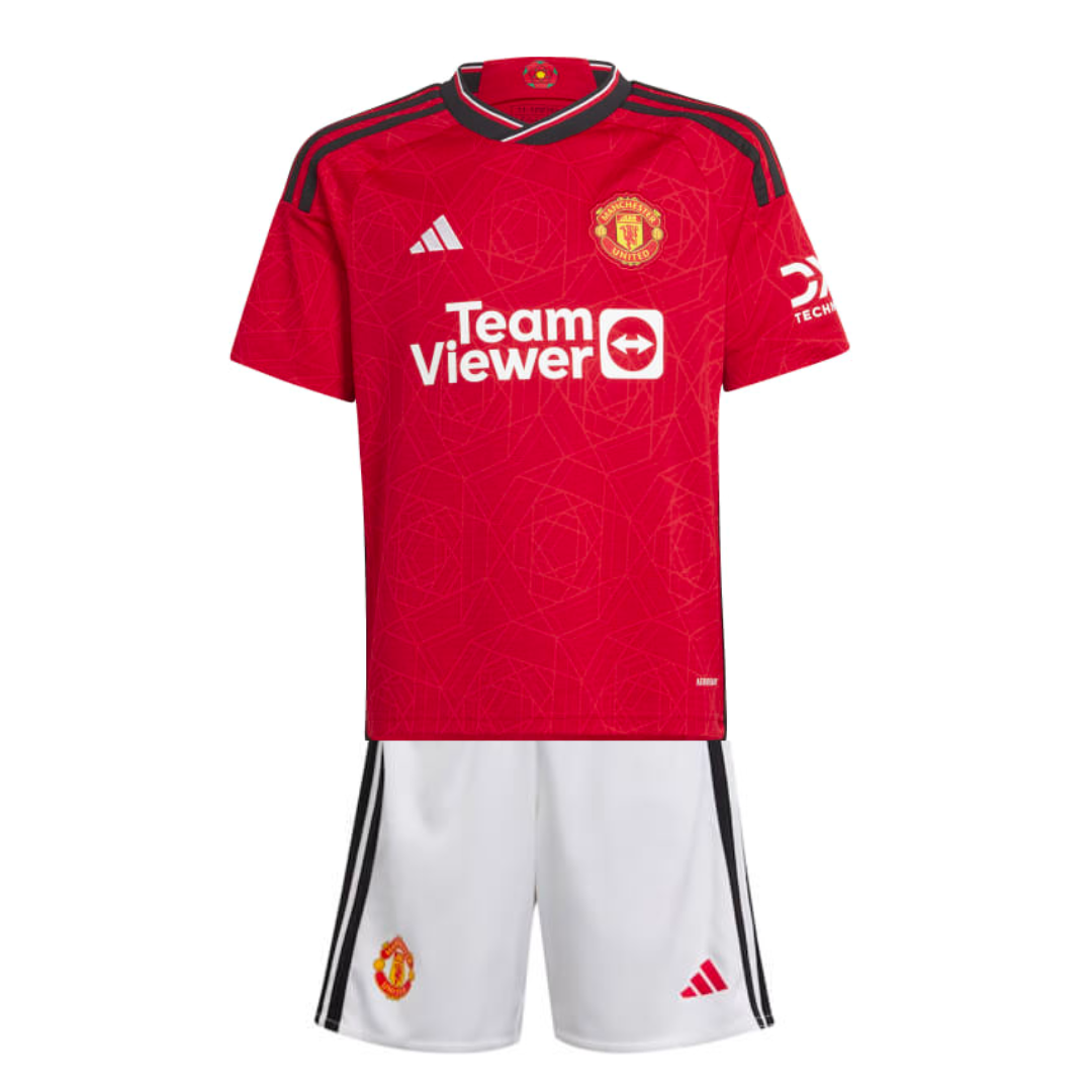 DZIECI - 2023-24 - MANCHESTER UNITED DOM | BLUZA + KRÓTKA