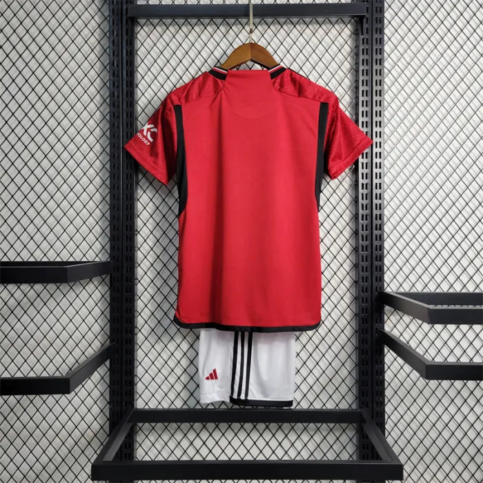 DZIECI - 2023-24 - MANCHESTER UNITED DOM | BLUZA + KRÓTKA