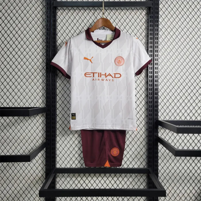 ENFANTS - 2023-24 - MANCHESTER CITY EXTÉRIEUR | MAILLOT + COURT