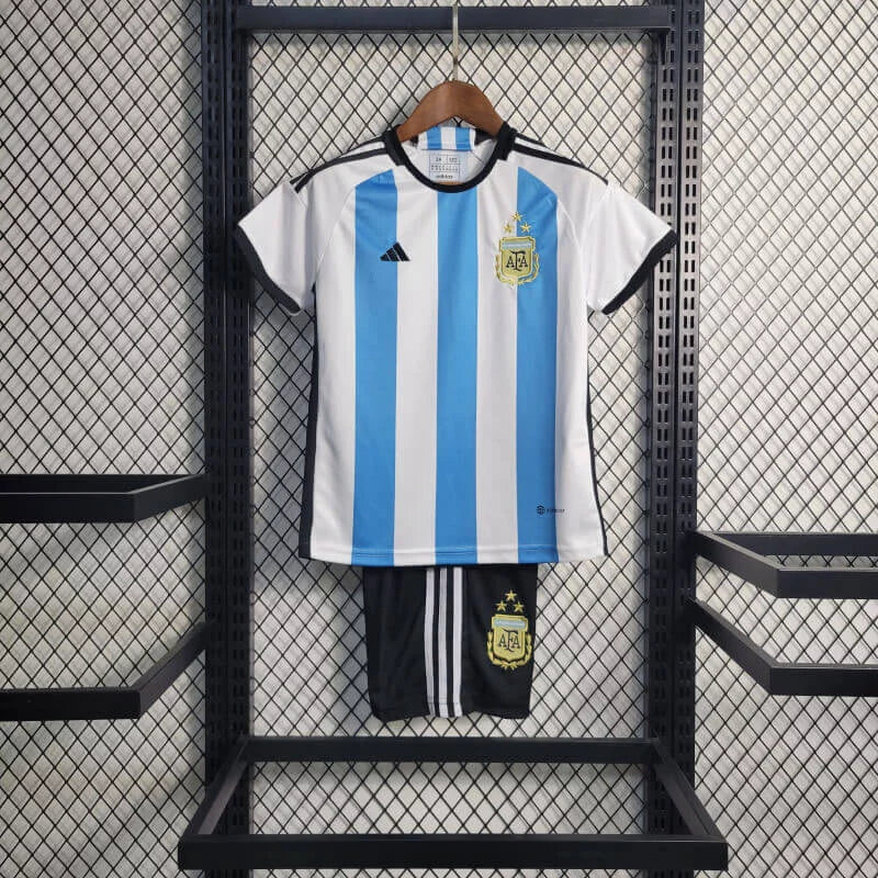 KIDS - 2023-24 - ARGENTINA HOME | JERSEY + SHORT