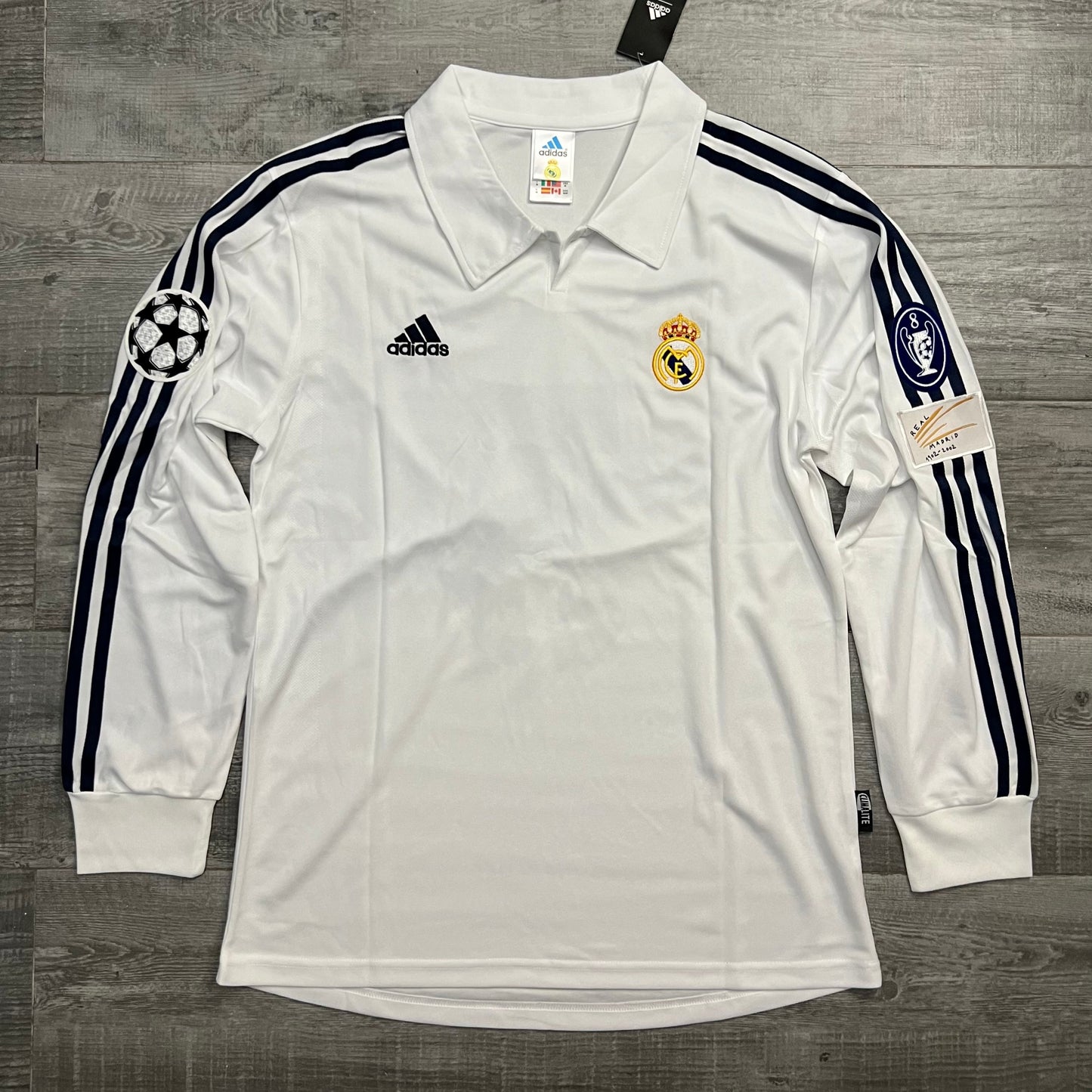 2001-02 - REAL MADRID HOME LONG SLEEVE | RETRO