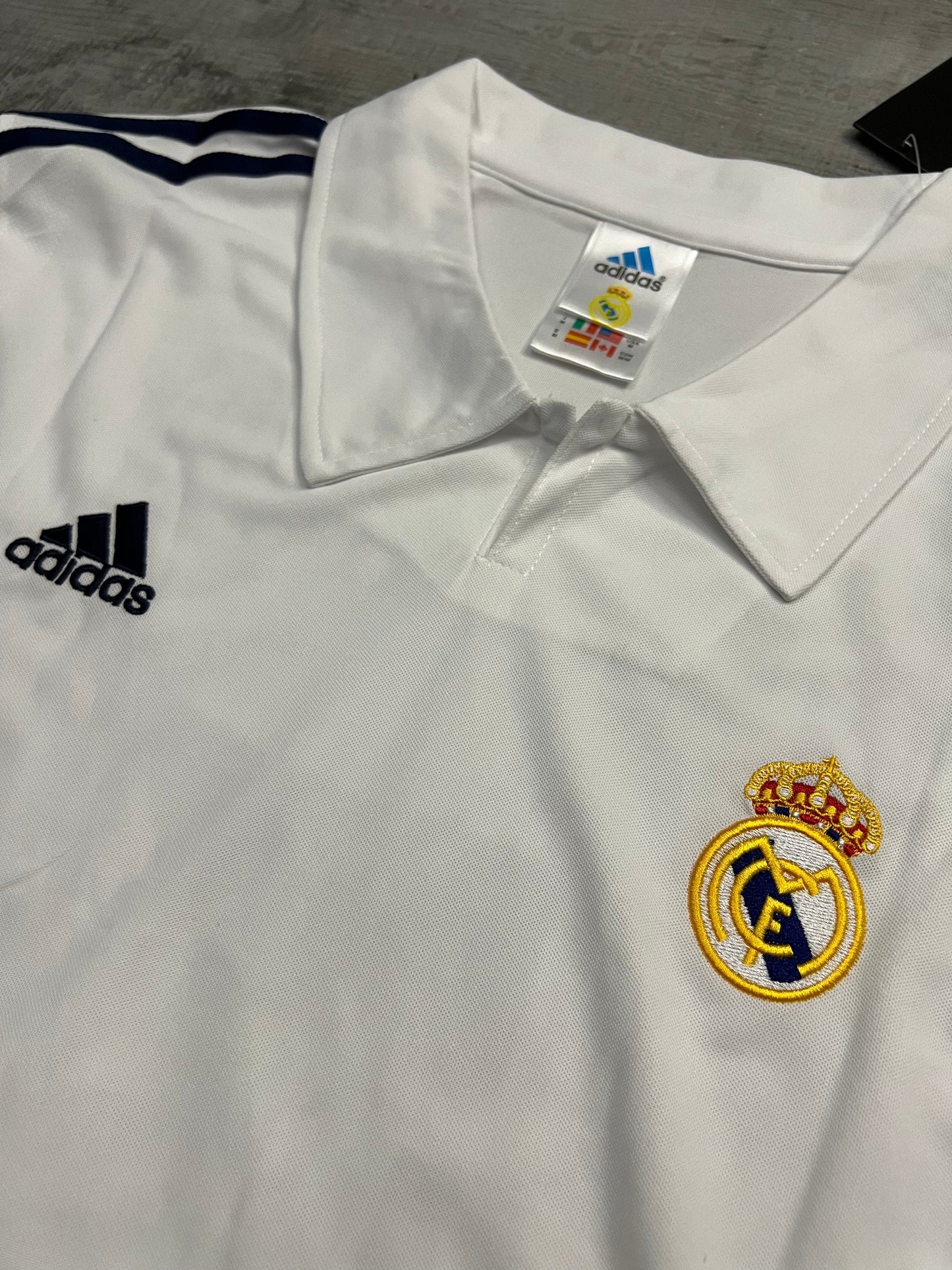 2001-02 - REAL MADRID HOME LONG SLEEVE | RETRO