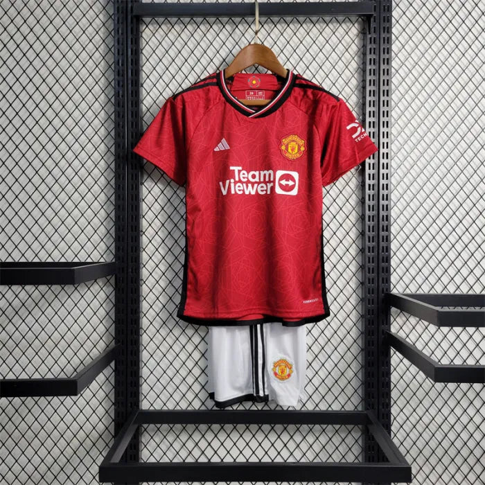 KINDEREN - 2023-24 - MANCHESTER UNITED HOME | JERSEY + KORT